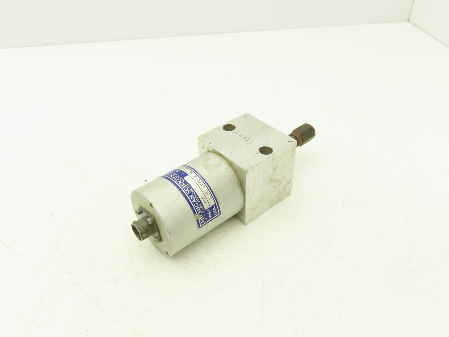 Michigan Scientific Corp F50 Load Cell W/Overload Protection 2mV/V @50lbs 6 Pin