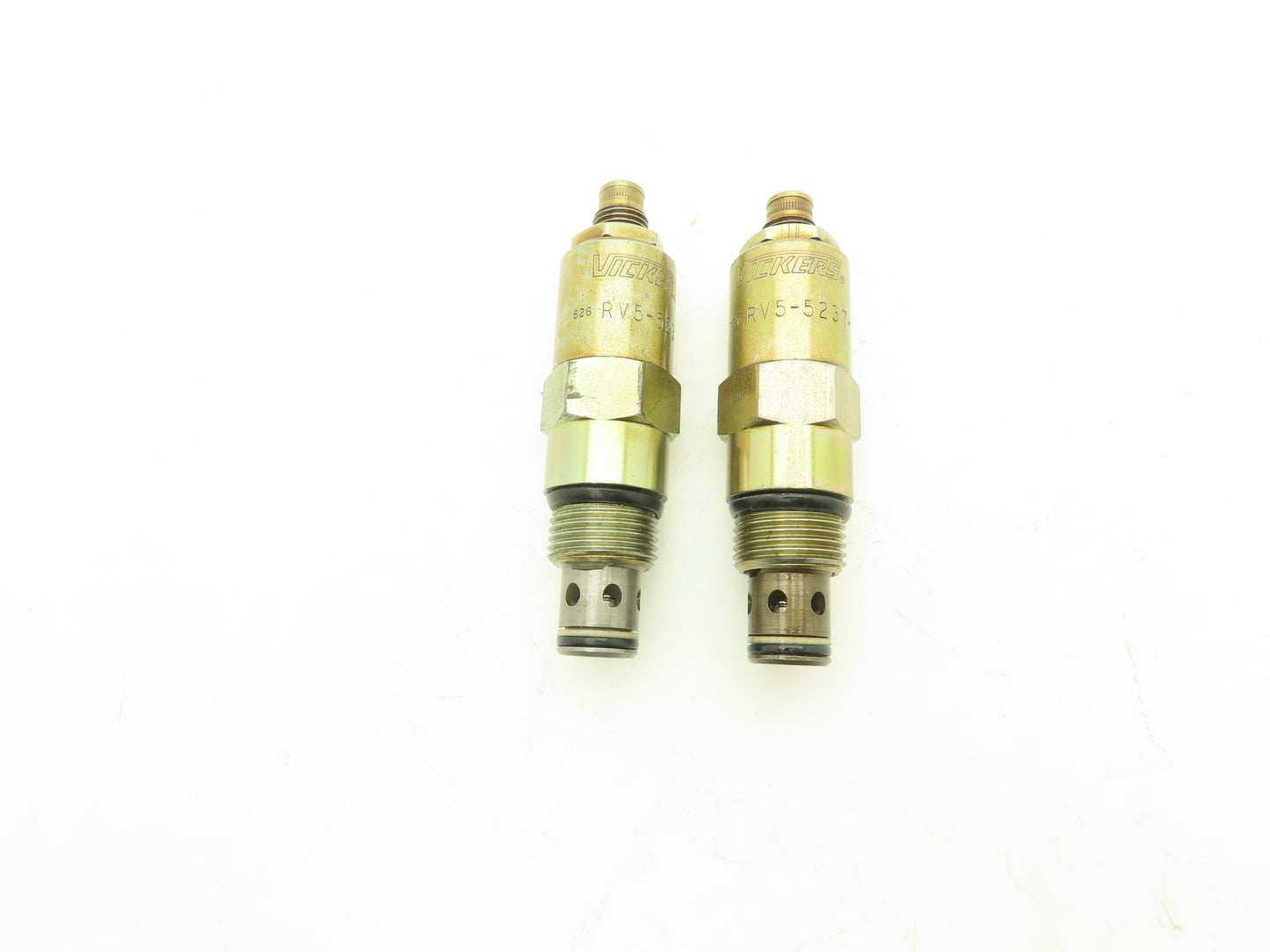 Vickers RV5-5237-30 Screw-In Cartridge Relief Valve Lot of 2