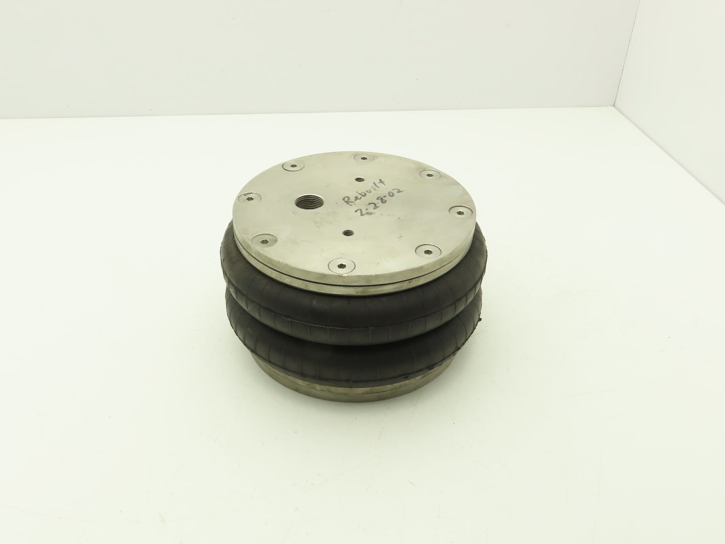 Firestone AY4 638 Air Spring Double Convolution 20C 9"OD SS Bead Plate 8"