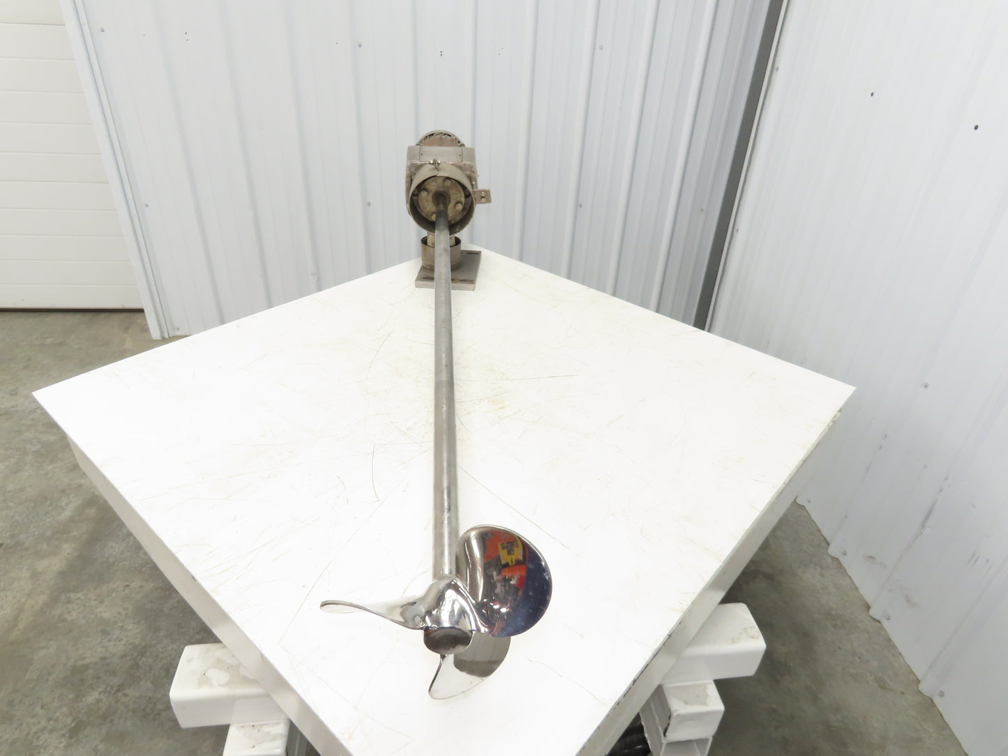 Lightnin XJ-117 Dura-Mix Clamp Tank Mixer Agitator 9"x 55" Impeller 1Hp 3PH
