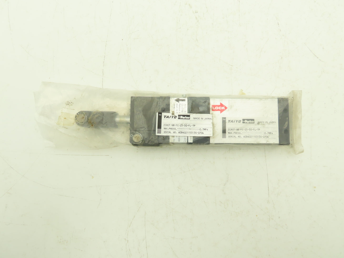Parker ZCACF-QB-FC-25-50-FL-TP Pneumatic Cylinder 25mm Bore x 50mm Stroke