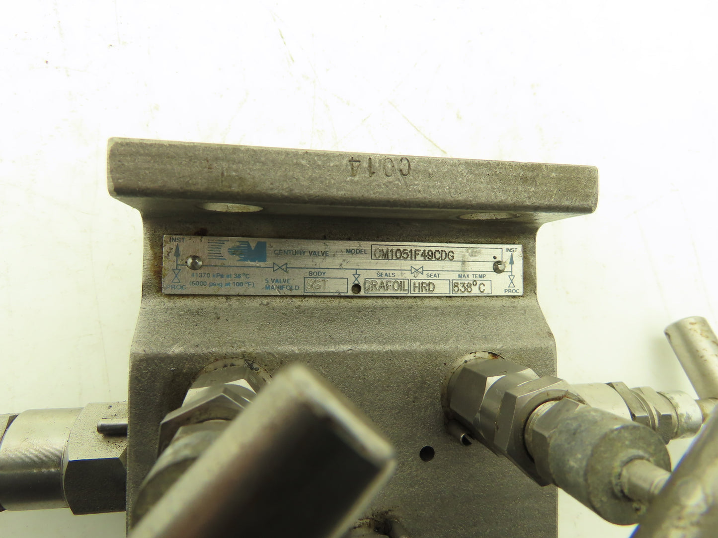 Century Valve CM1051F49CDG 5 Valve Differential Pressure Manifold 1/2" NPT SST