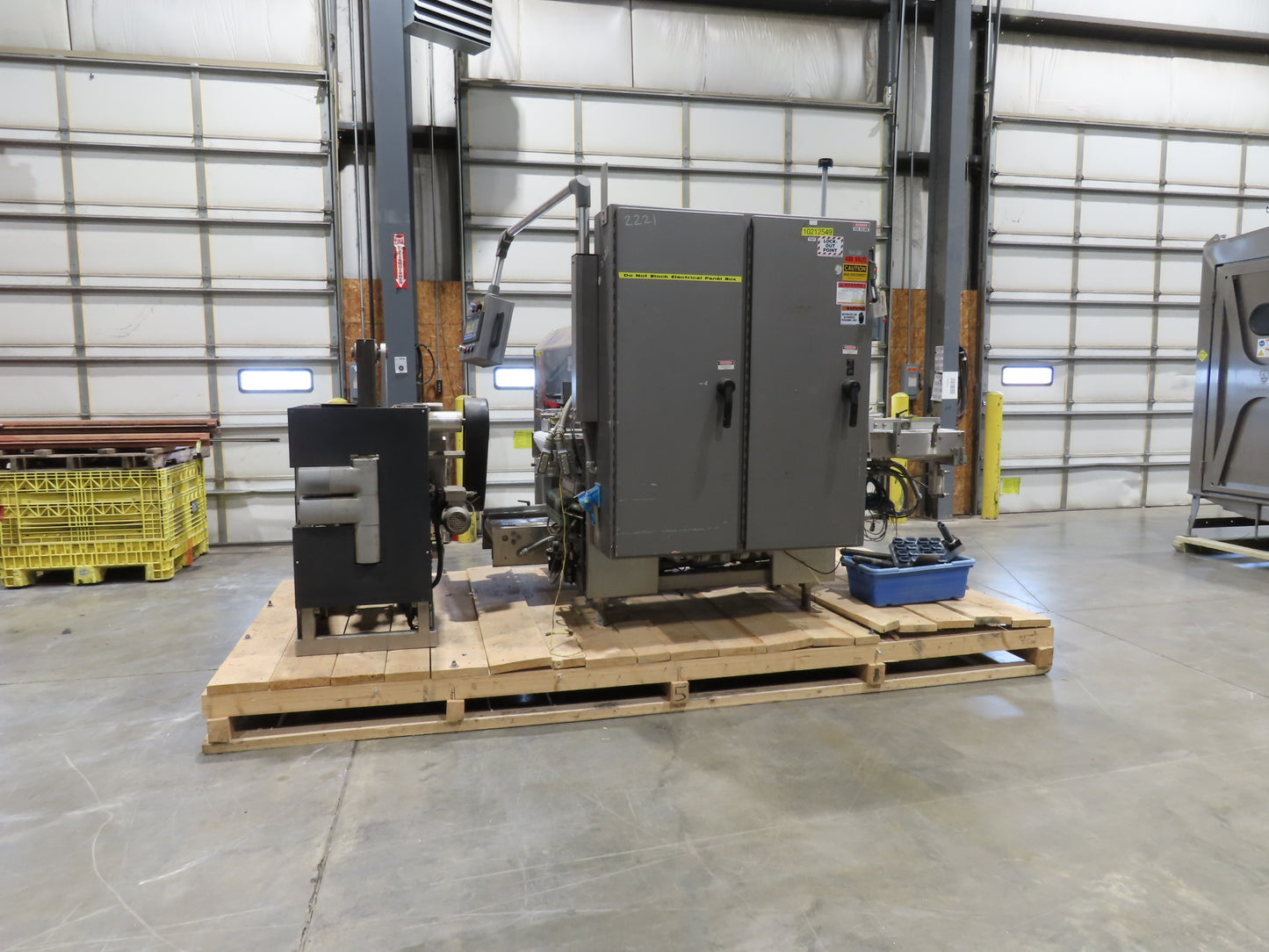 Fallas R400 Robotic Arm Pick and Place Case Packer Dual Feed Conveyor 480V