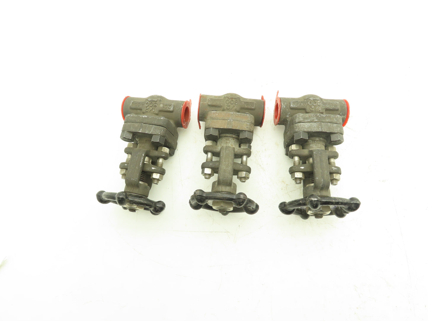 Ilshin 8A05-5 Steel Gate Valve 1/2" Socket Weld 1975psi Class 800 Lot of 3