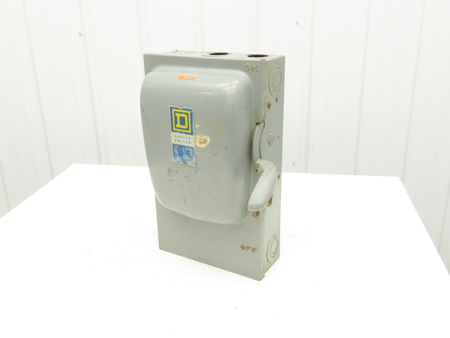 Square D NA 100A Fusible Disconnect Safety Switch Single Throw 3Ph 600V 3 Pole