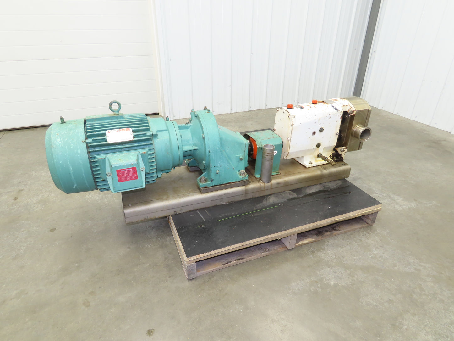 Alfa Laval Flow SRU-5-WLS Sanitary Rotary Lobe Pump 3" Tri-Clamp 15Hp 3PH