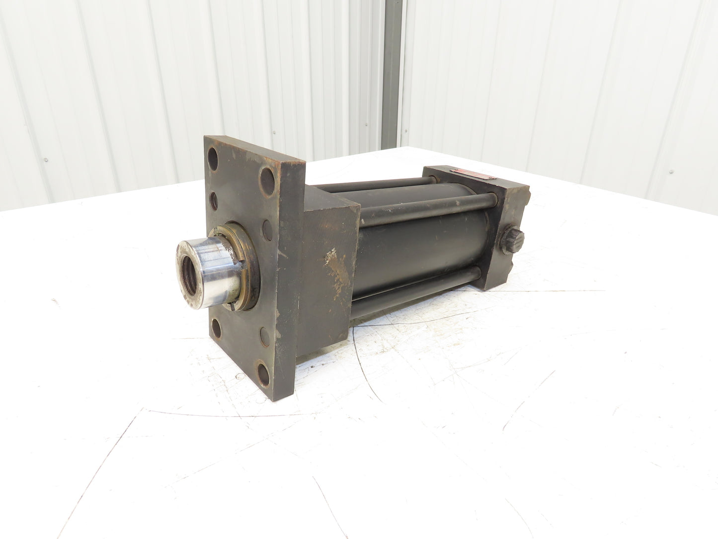 Parker J2HS23 Hydraulic Cylinder 3.25" Bore 6" Stroke Flange Mount 1500psi