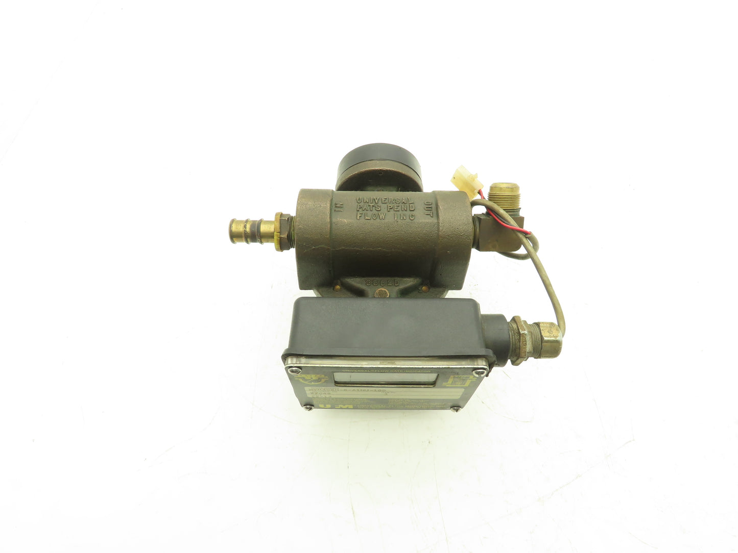 Universal Flow Monitors WVM30GM-6-A1NU-10D Brass Flow Meter 30GPM 3/4"NPT