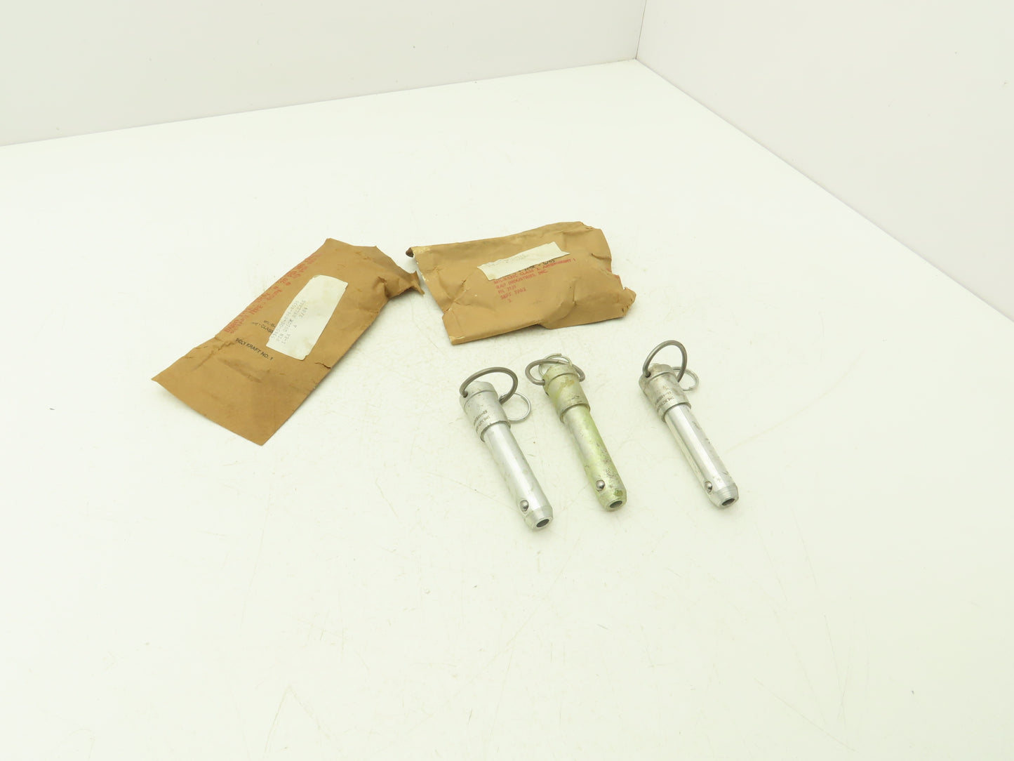 Space-Lok NAS1341-23 Locking Pin Push Button Release 3/4" Stainless Lot of 5