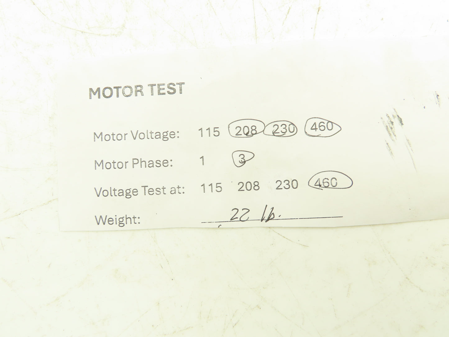 Reliance Duty Master Pump Motor 3/4Hp 1725 RPM 230/460V 3PH FR56CZ Slot Shaft