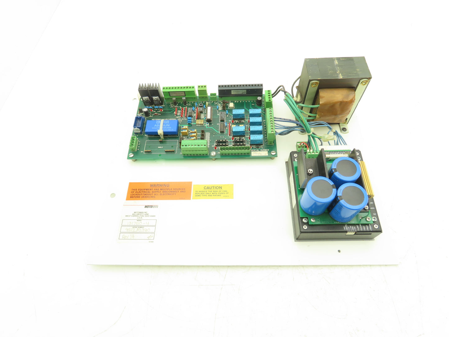 Yaskawa Motoman 131750-4 Robotic Welder Controller UWI Interface Rev B