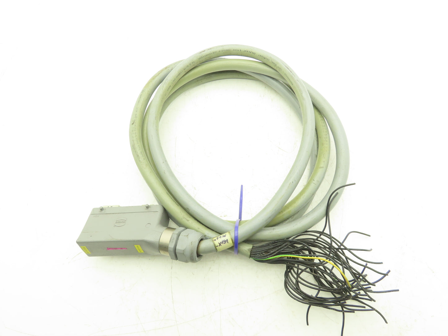 Lapp Kabel Olflex 150 Control Cable 19AWG 34C 600V w/24-Pin Connector 13'L