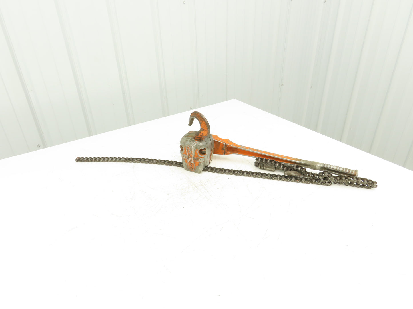 Yale AG2 Pull Lift Chain Hoist Come A Long #50 Roller Chain 5' Length to Hook
