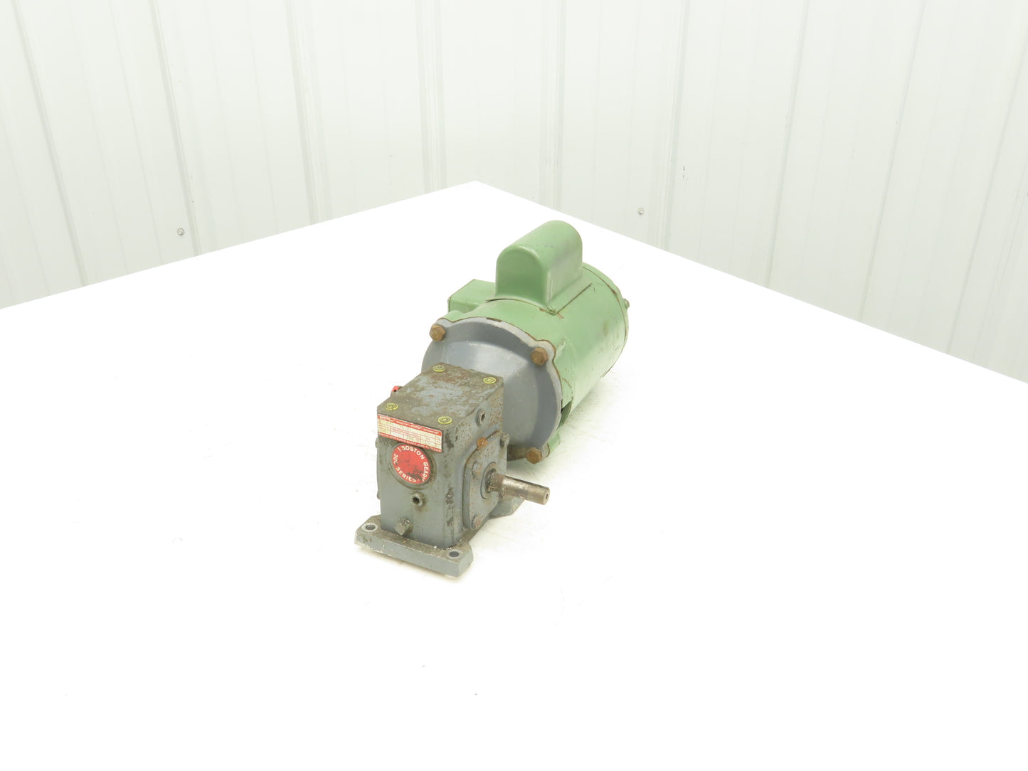 Boston Gear F313-15-G1 Gearmotor 15:1 Reducer 116rpm .5Hp 115V 1PH 56C LH