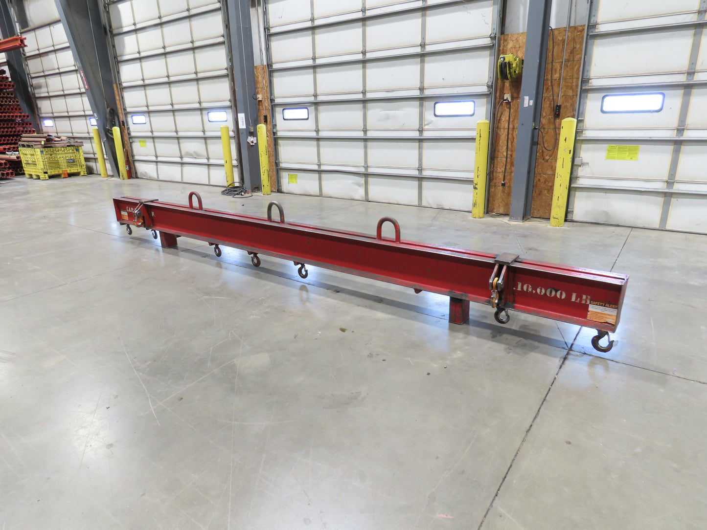 10000 Lb Rigging Lifting Beam Spreader Bar 11-Hook 215" Spread Center Lift