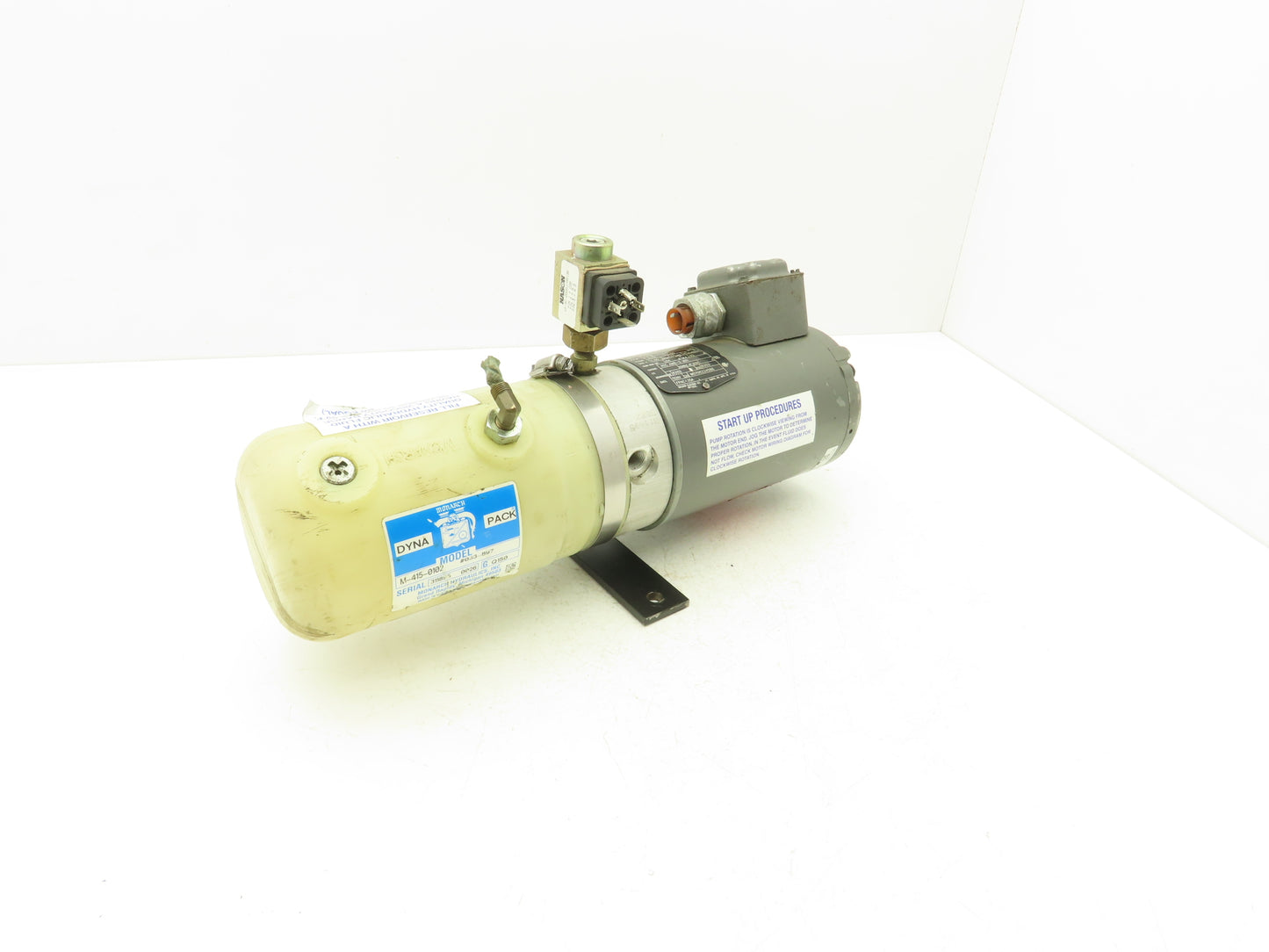 Monarch M-415-0102 Dyna-Pack Hydraulic Power Unit 2L Tank .5Hp 115/230V 1PH