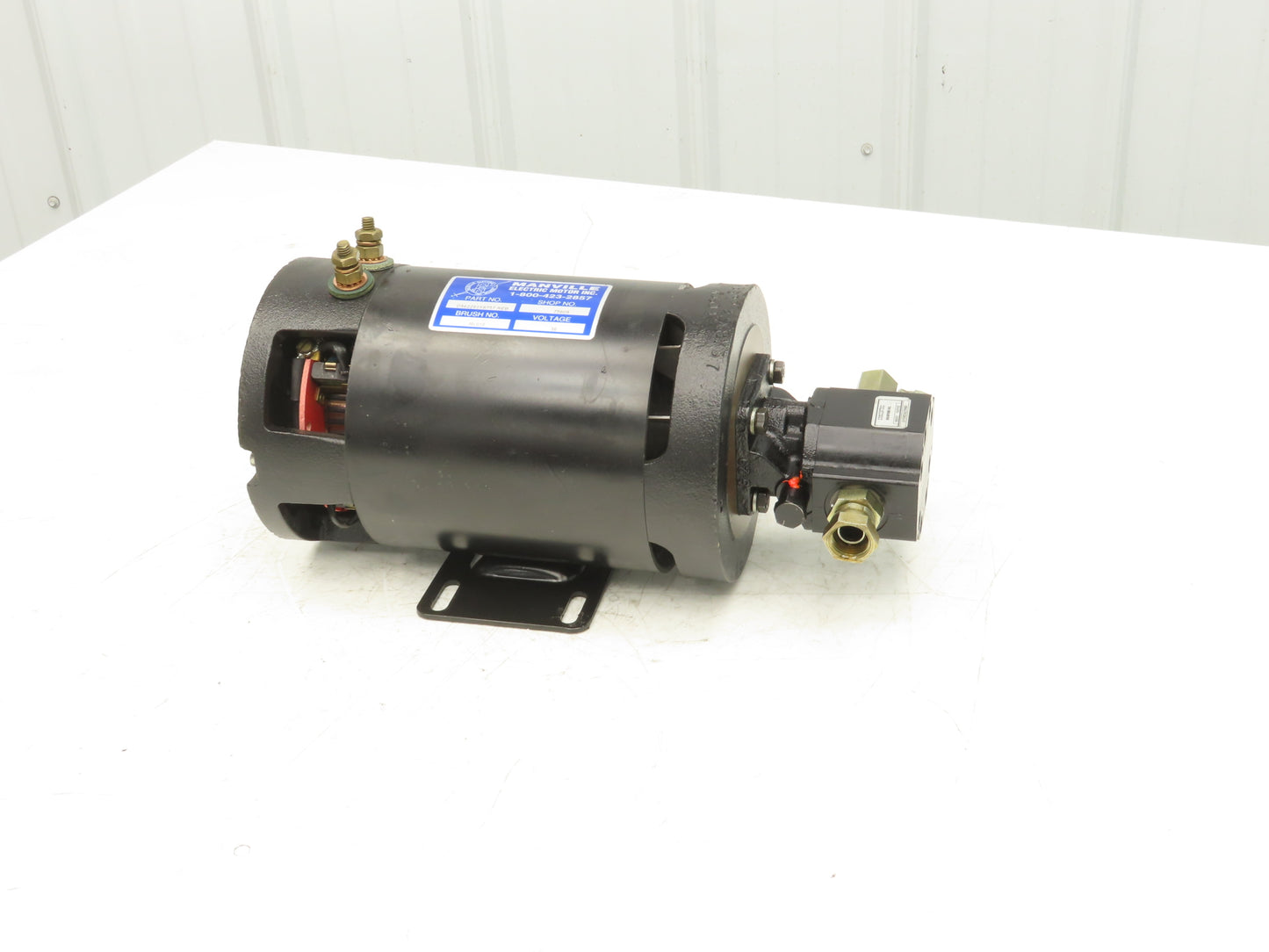 Manville Electric Motor D562292X8757 REB Hydraulic Pump & Motor 36VDC PLRDD100
