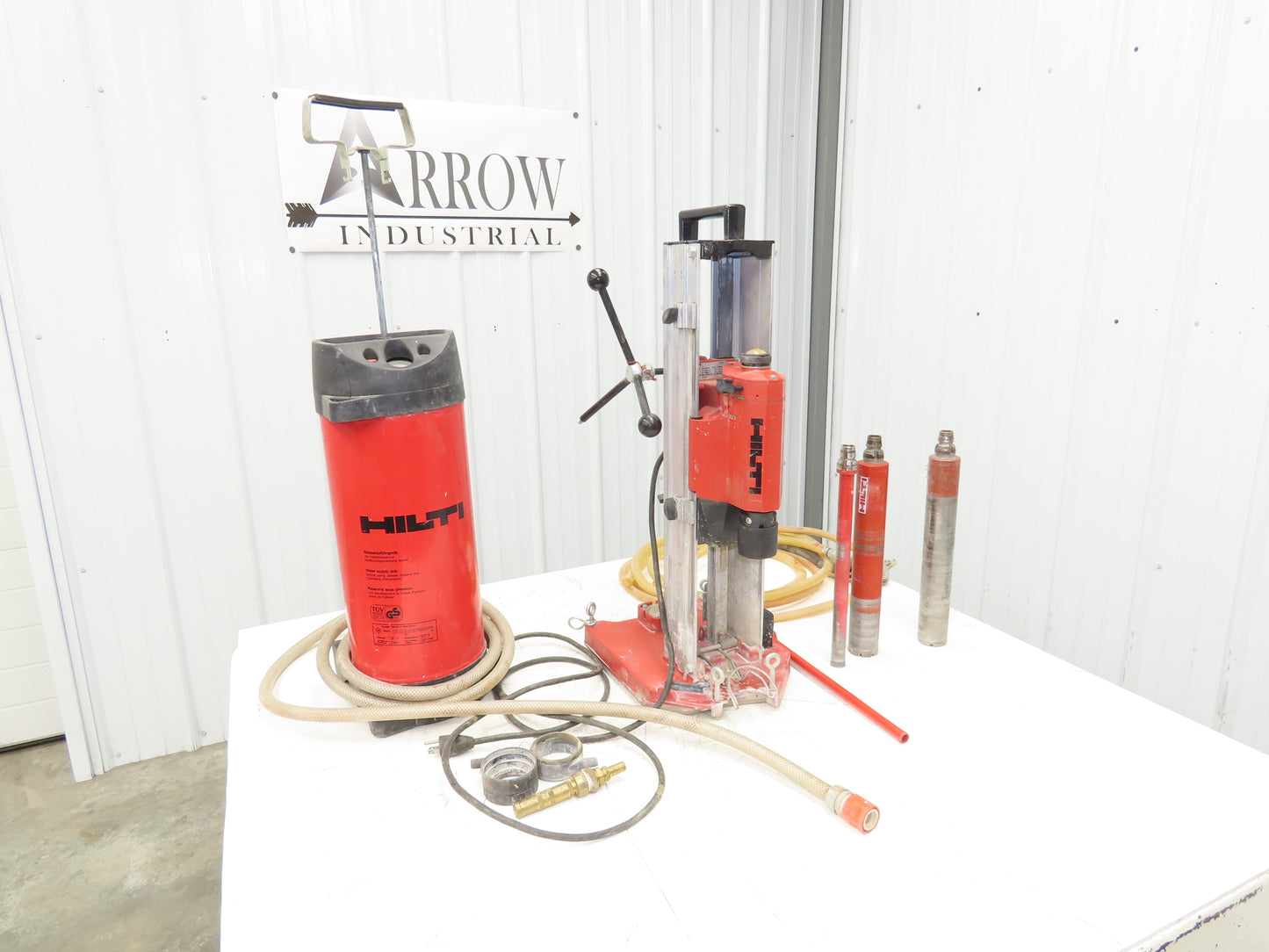 Hilti DCM1 Diamond Coring Motor 120V 2" Core Bore Stand 10L Water Supply BI Bits