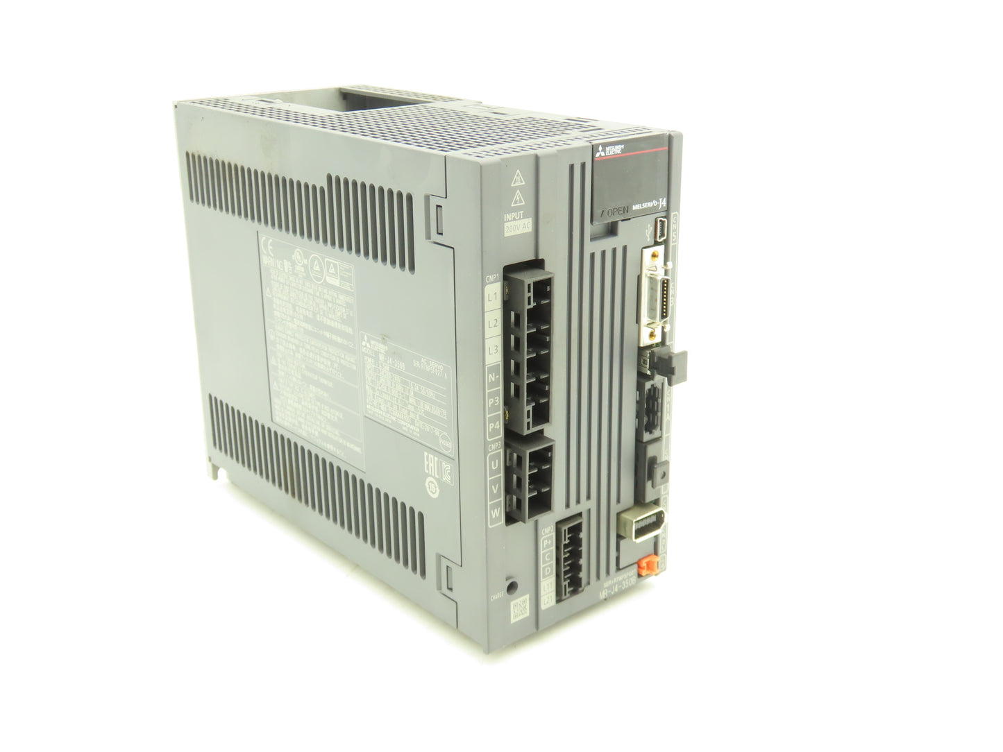 Mitsubishi MR-J4-350B AC Servo Drive 3.5kW 200-240V 3Ph MELSERVO J4