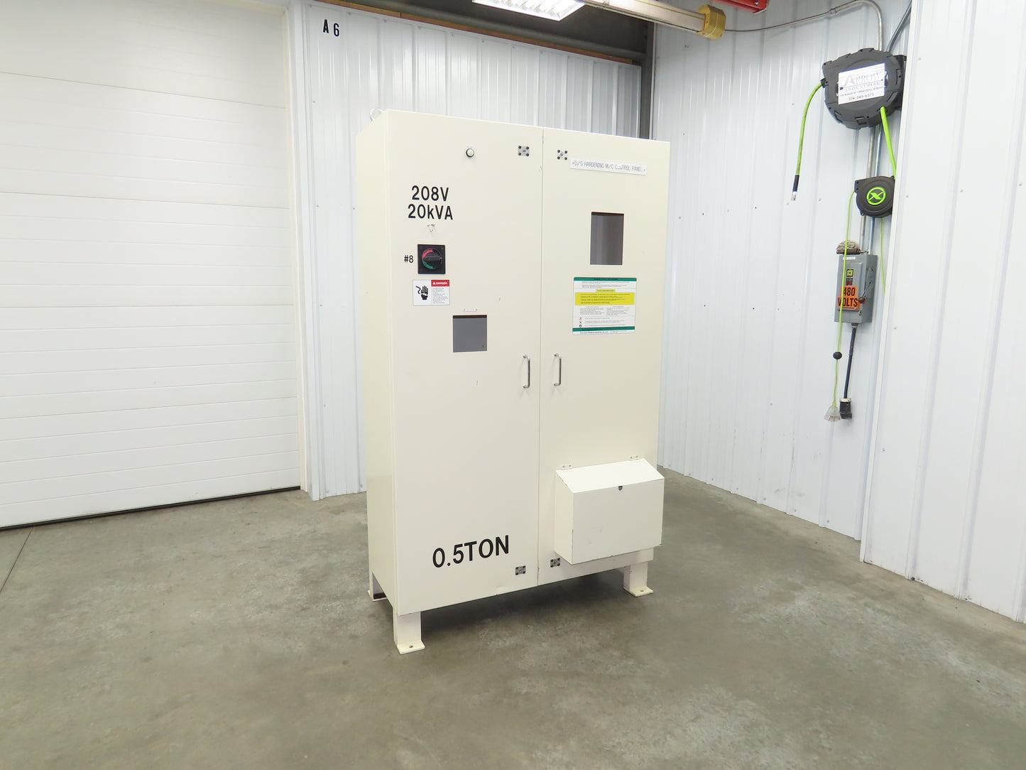 Electrical Enclosure 1850x1200x500mm Cabinet Freestanding 125A Disconnect