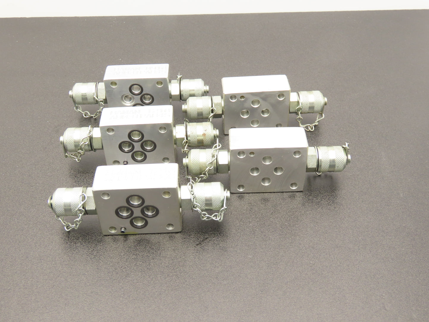 Daman AD03TPAB4S D03 A & B Port Tapping Plate SAE #4 With Lot of 5