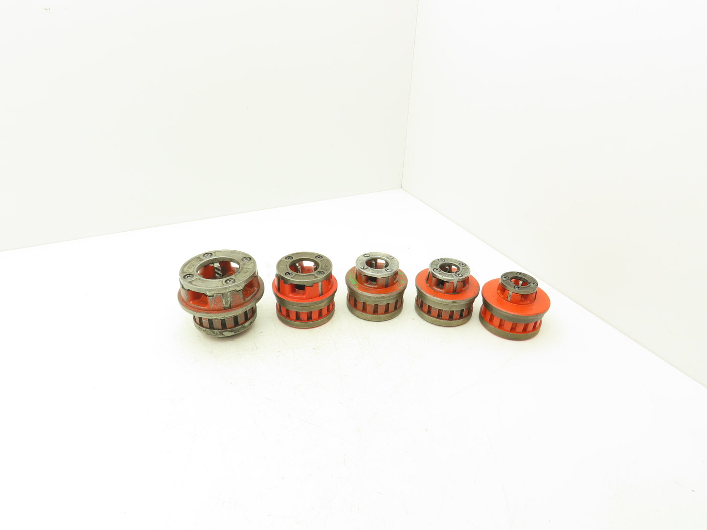 Ridgid 12-R Die Heads With Dies 5 Piece Set For Manuel Ratchet Threader