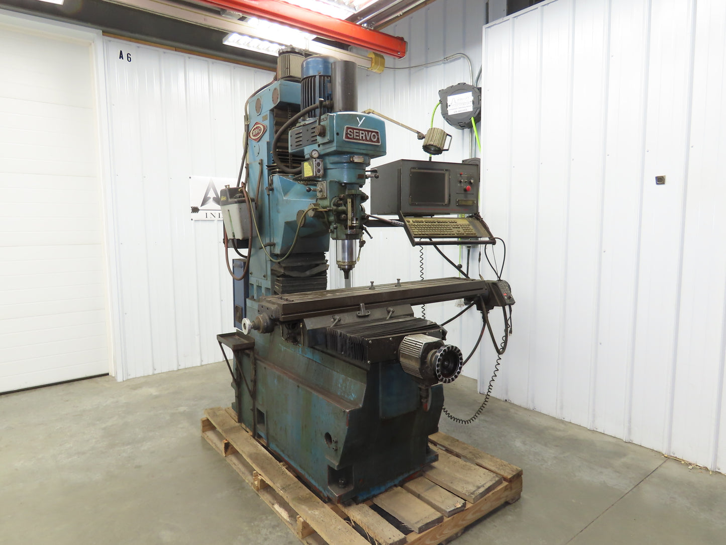 Servo Servo II Knee Mill Milling Machine 10X54" Bed 5Hp 240VAC 3Ph *Read