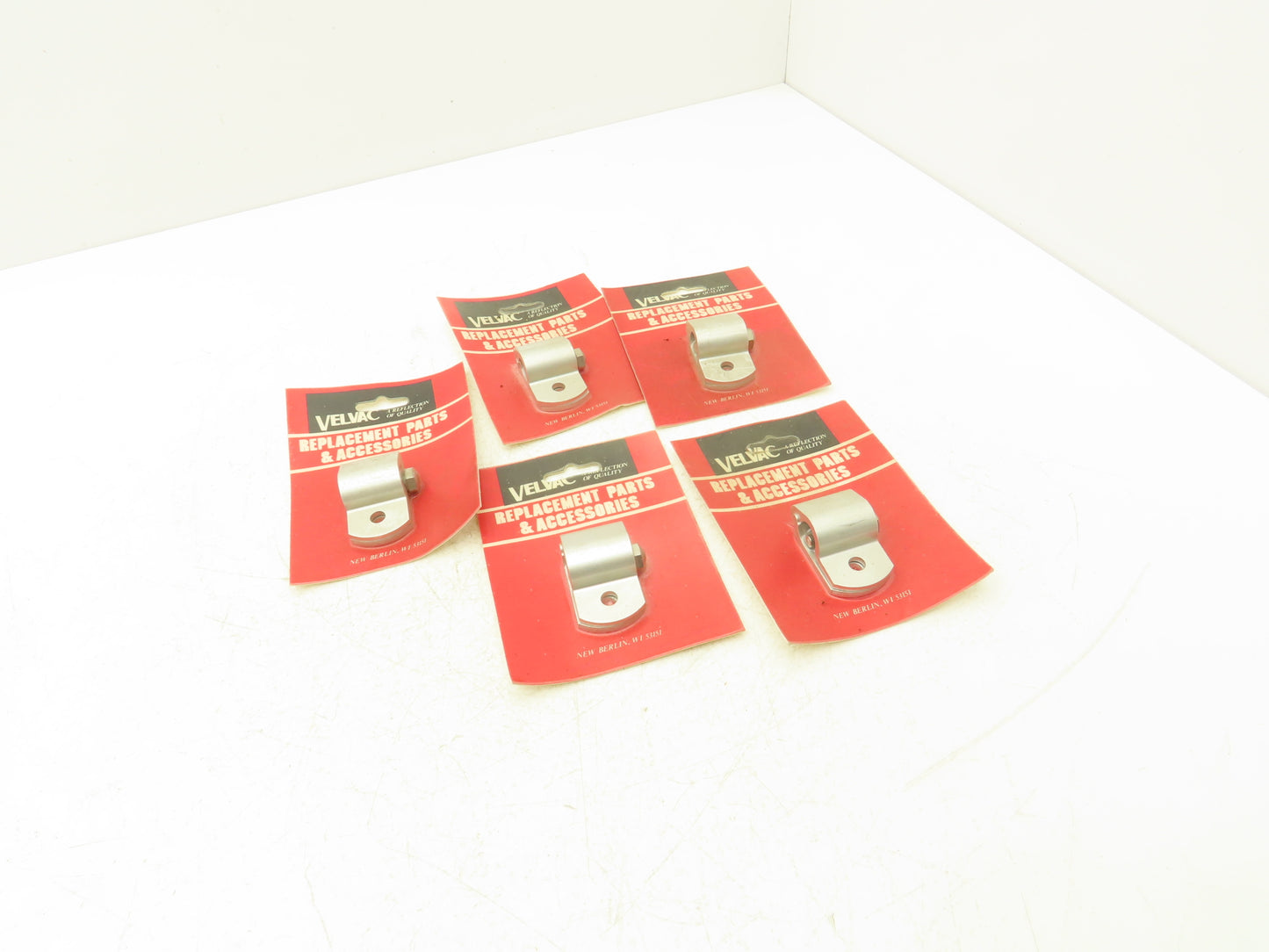 Velvac 704069 Clamp Kit 5/8" Round 5/16" Mounting Hole Aluminum Lot of 5
