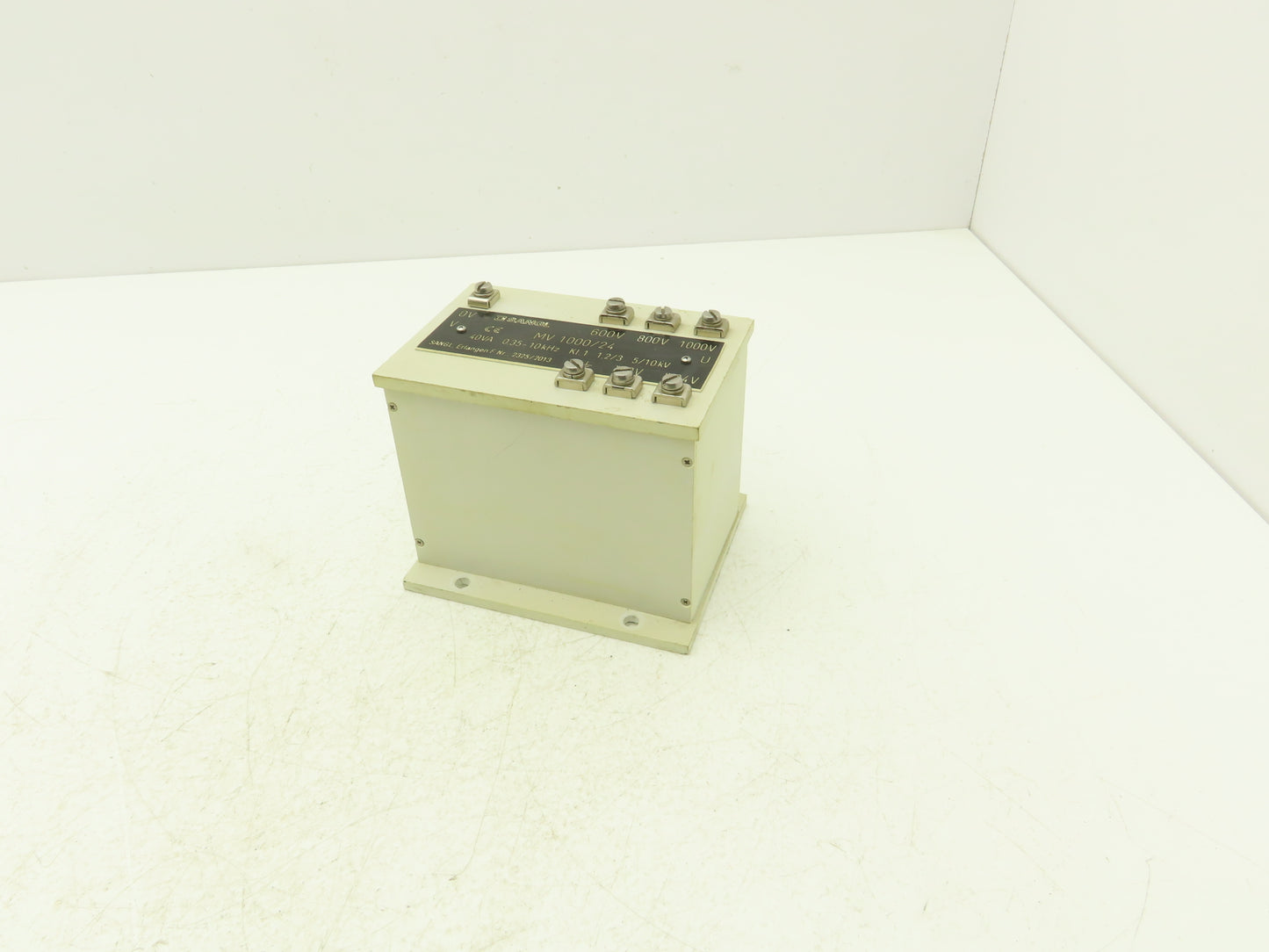 Sangl MV1000/24 Power Transformer 40 VA 0.35-10kHz KL1 1.2/3 5/10kV
