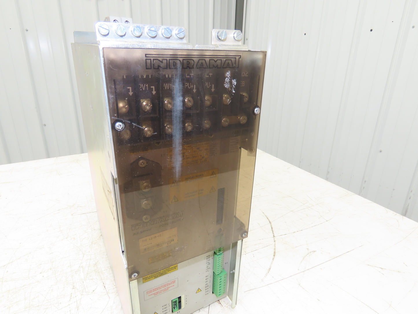 Indramat TVD 1.2-15-03 Servo Drive Power supply 380-460VAC 3Ph Input 15-24V Out