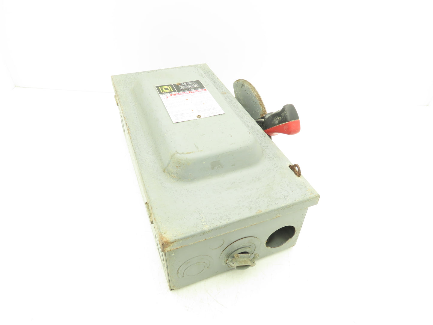 Square D H362N Fused Safety Disconnect Switch 60A 600VAC 600VDC 3 Pole