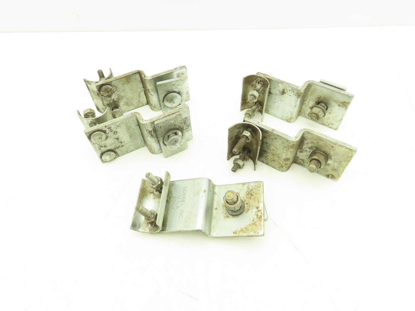 Gorbel 2007 Festoon Cable End Clamp Trolley Bridge Crane S250/500 Rail Lot of 5