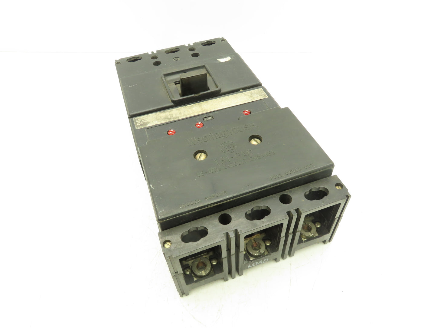 Westinghouse LA3400PRF Tri-Pac Circuit Breaker 3-Pole 400A 600VAC No Lugs