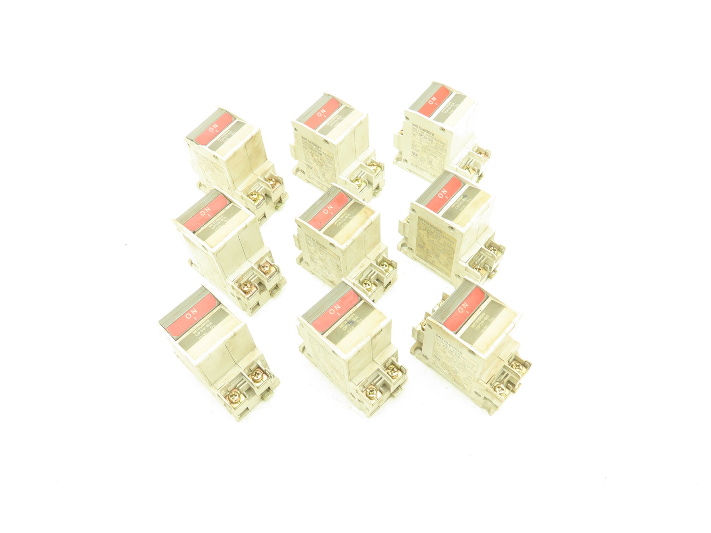 Mitsubishi CP30-BA 5A Amp Circuit Breaker Protector 2-Pole 250VAC Lot of 9