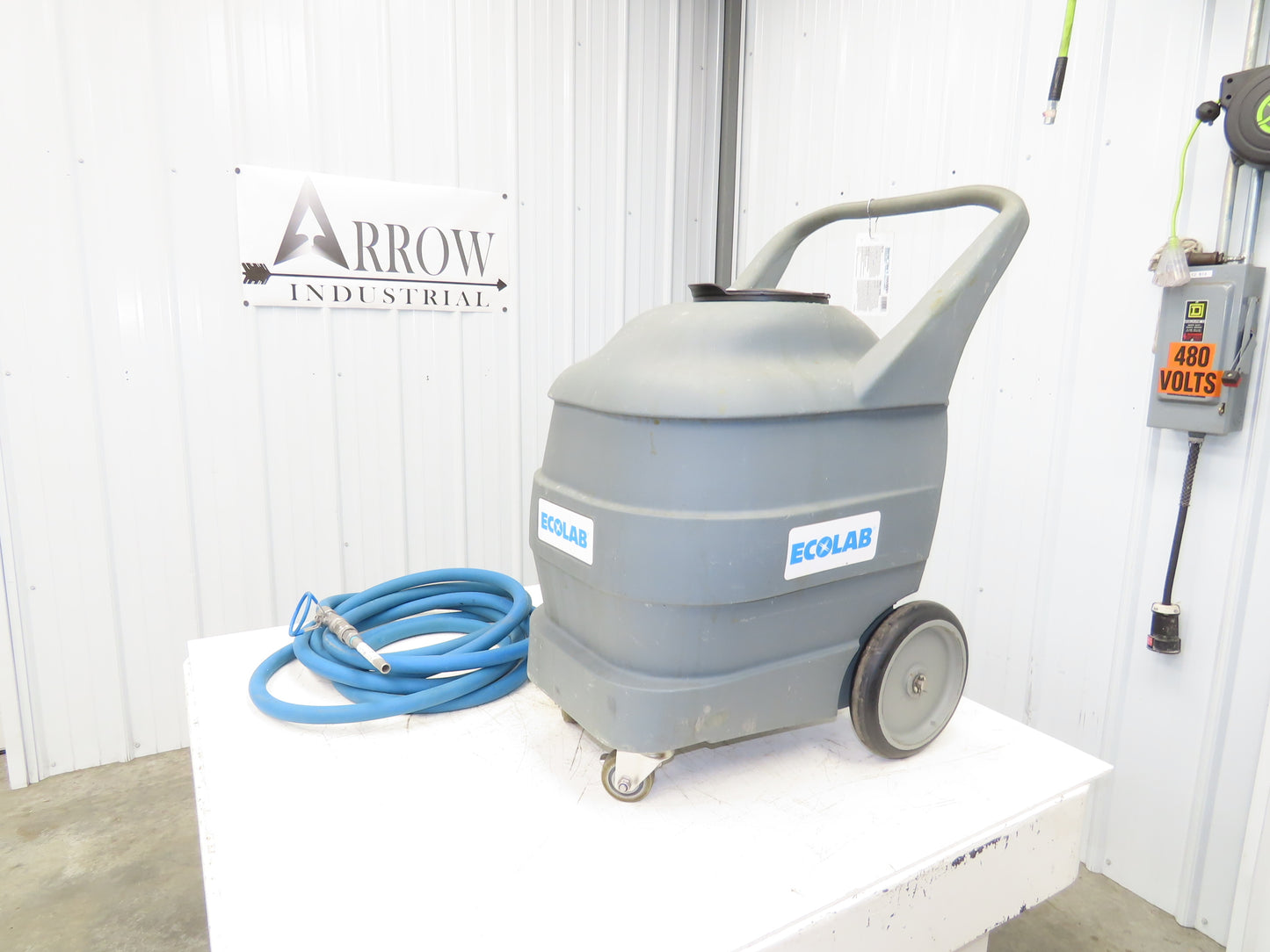 Ecolab FI-25 Portable Foam Spray Unit Cart 20 Gallon FloJet Diaphragm Air Pump