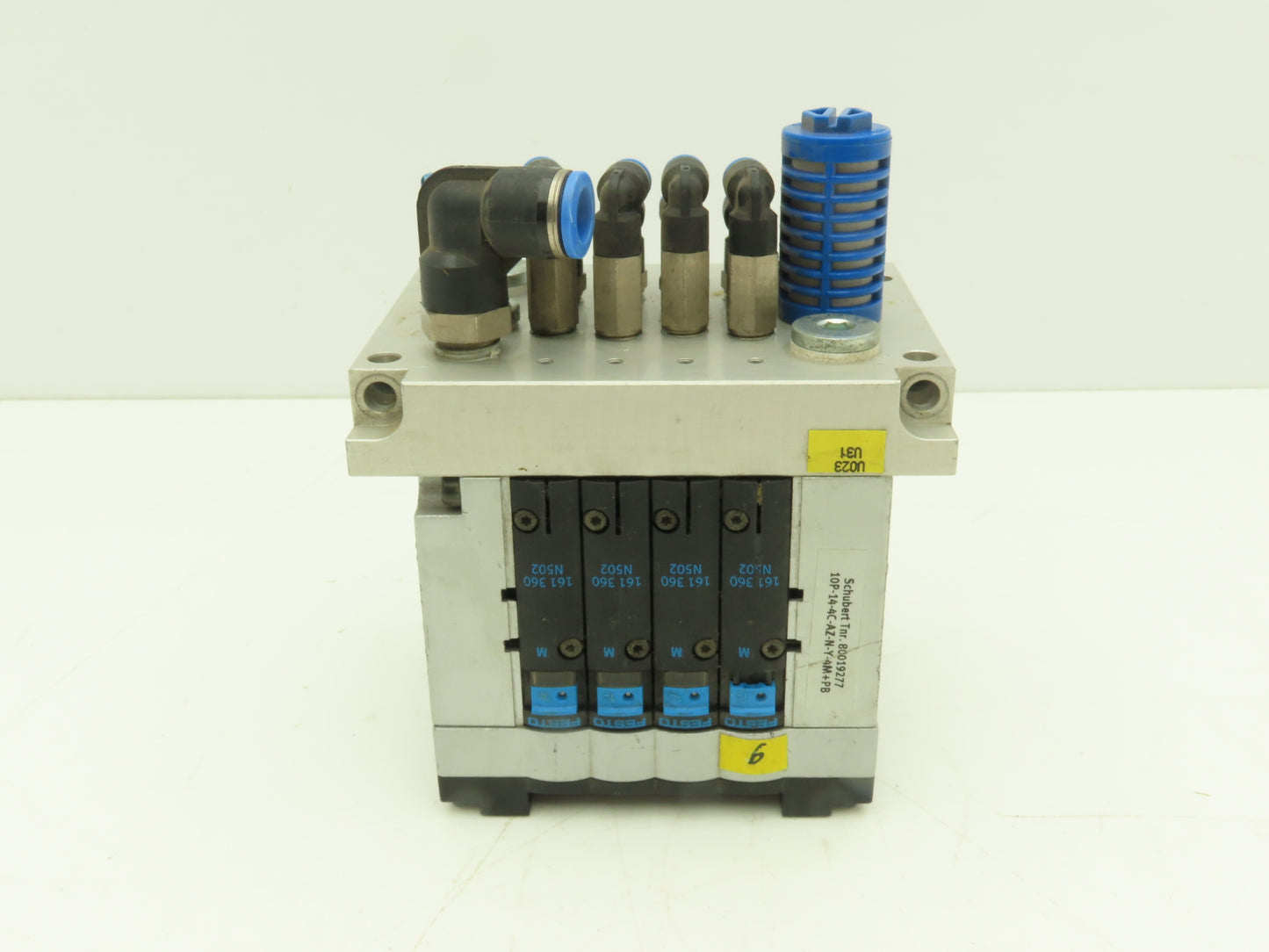 Festo CPV-14-VI 4-Station 14mm Pneumatic Valve Manifold 800l/min G1/8 Ports