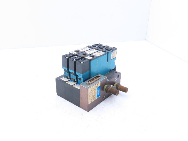 MAC 92 Series MAConnect 3-Station Pneumatic Solenoid Valve Manifold Assembly 24V