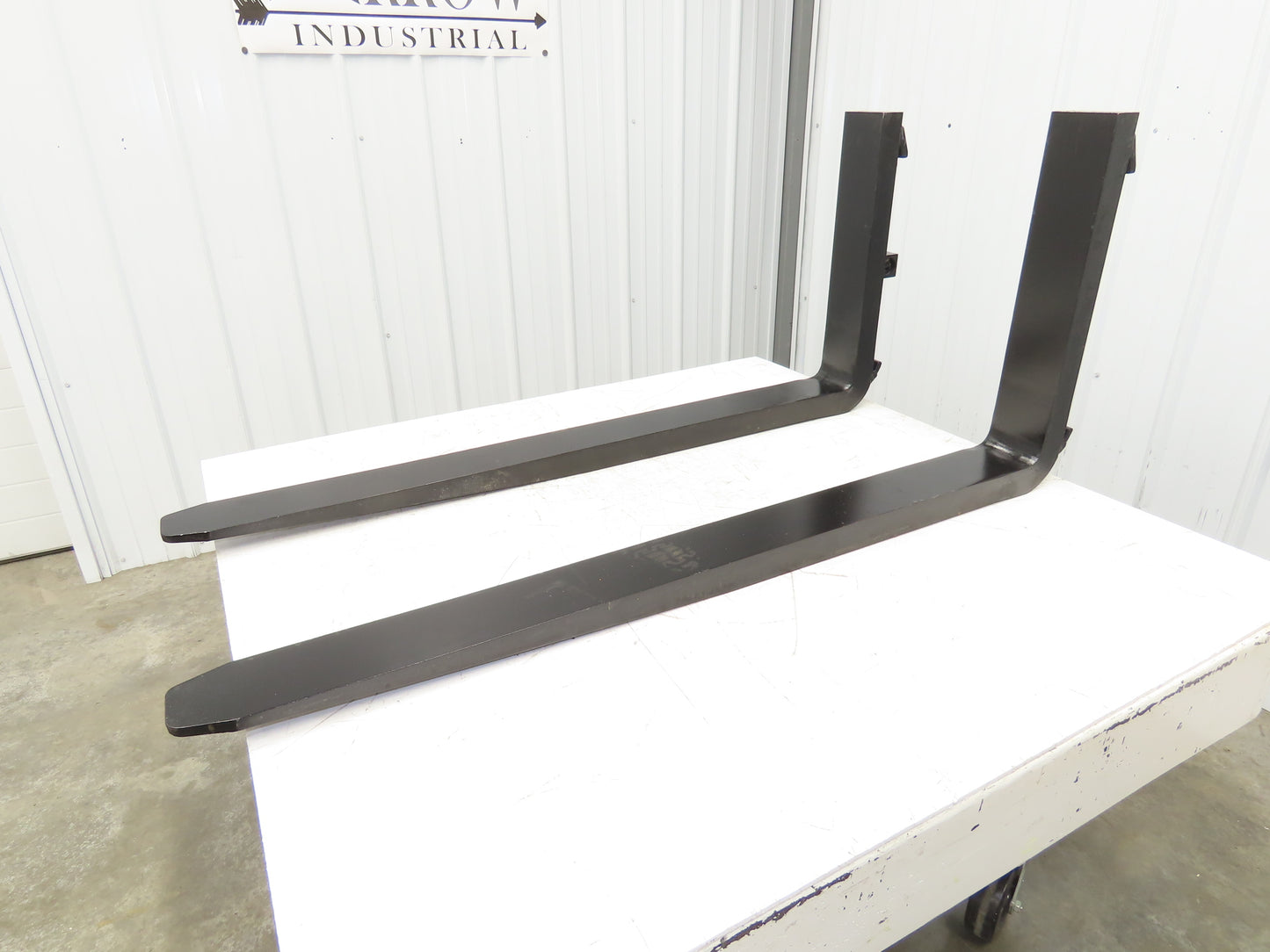 VETTER 1308961 4x47-3/4" Class 2 Steel Side Shift Forklift Forks 16" Carriage