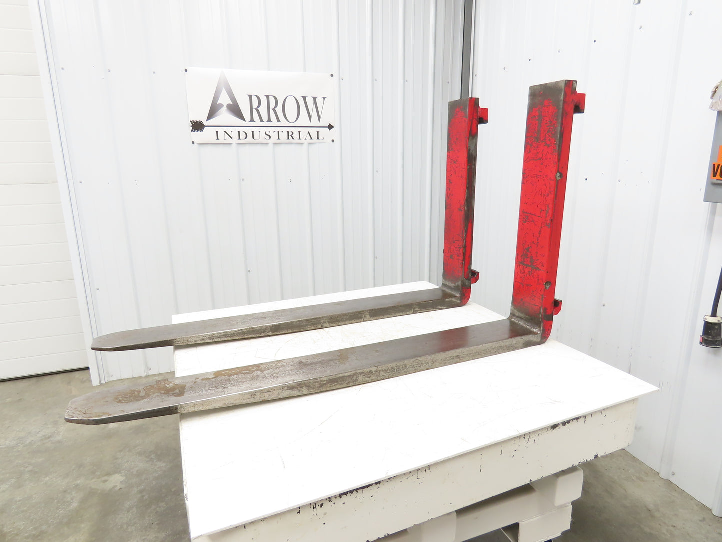 Bolzoni 6x54" Class 4 Steel Forklift Forks 25" Carriage 1-Pair 4084042 READ