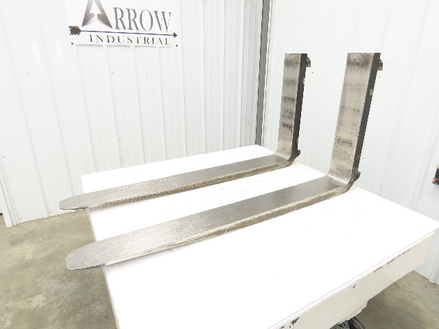5400X24 5 X 48" Class 3 Steel Forklift Forks 20" Carriage 1-Pair READ