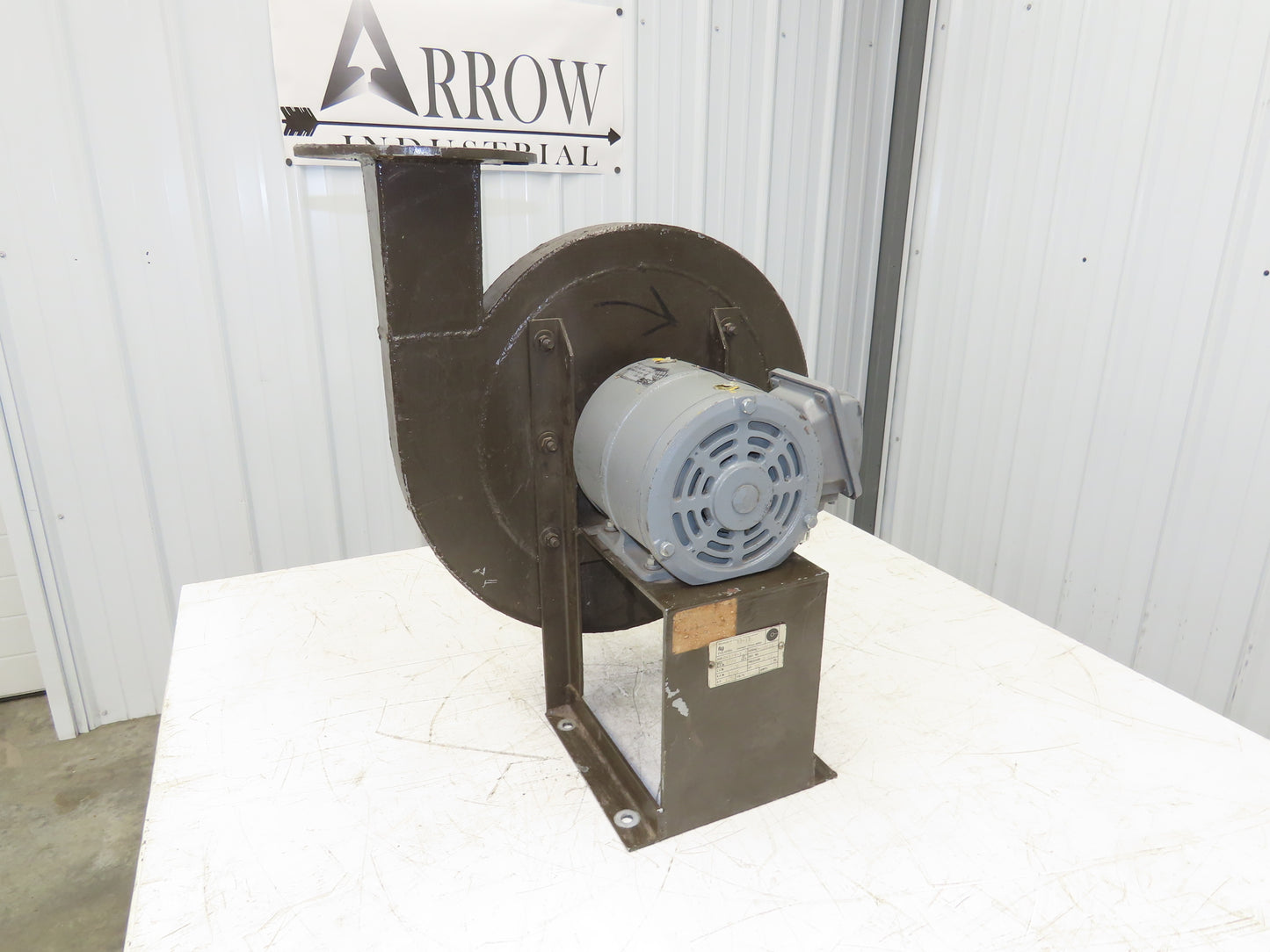 ILG 75-17 High Pressure Blower 1.5Hp Backward Incline IN 5" Out 3.5" Square