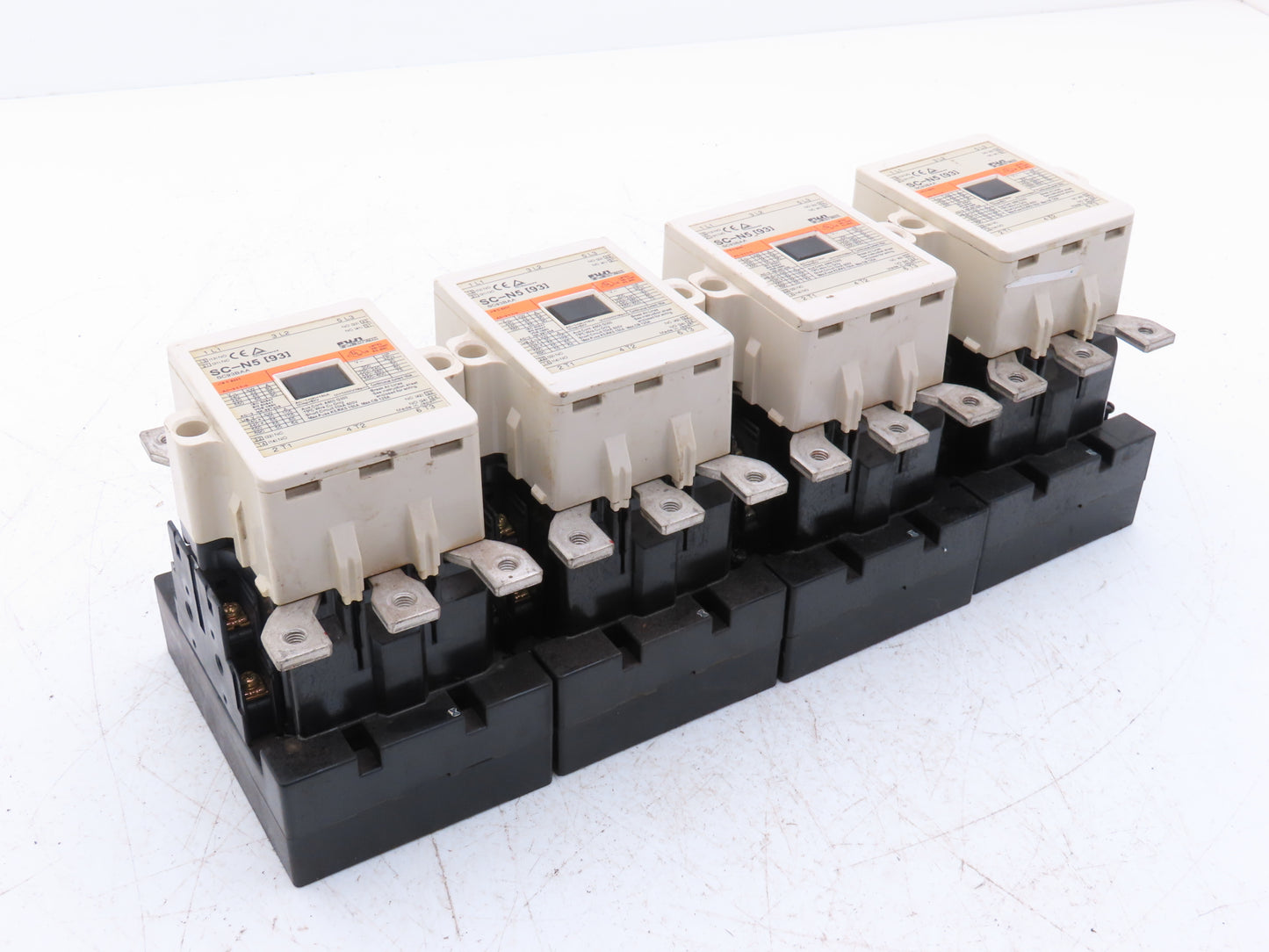 Fuji Electric SC-N5 (93) SC-N5 Motor Starter Contactor 3Ph 600V 93A Lot of 4