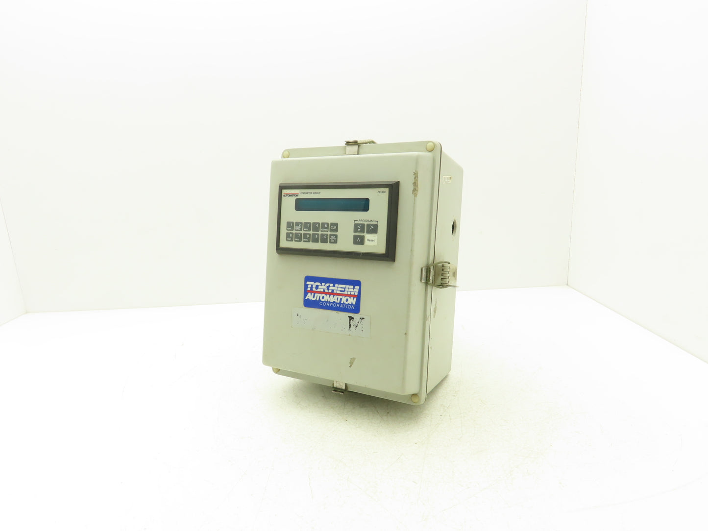 EFM Tokheim Automation FC-330 Flow Control Module Rate Totalizer Panel 12x8x7"