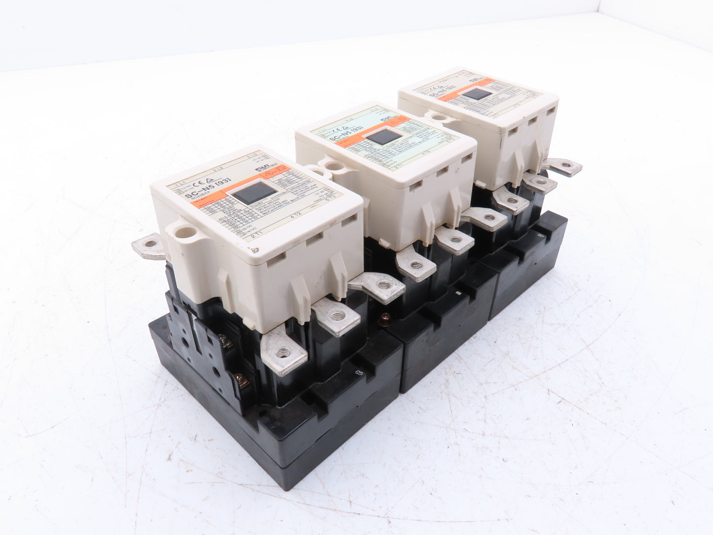 Fuji Electric SC-N5 (93) SC-N5 Motor Starter Contactor 3Ph 600V 93A Lot of 3