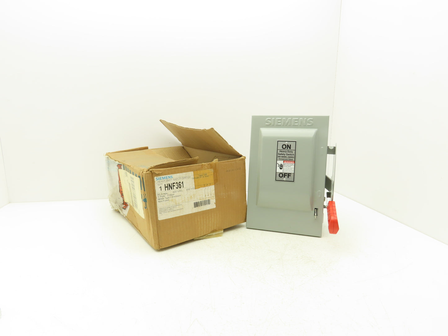 Siemens HNF361 Heavy Duty Safety Disconnect Switch 3P 30A 600VAC 250VDC