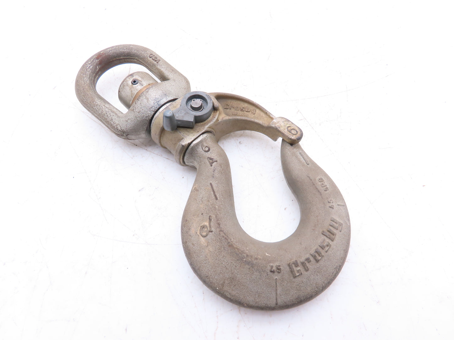Crosby Bullard 1050265 Closed Swivel Bail 3.6 Ton Golden Gate Latch Hook 1.39"