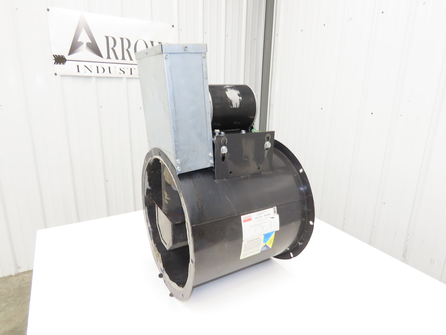 Dayton 4C660B Tubeaxial Fan 16" Belt Drive 1Ph 1/3 Hp Motor 115/230V