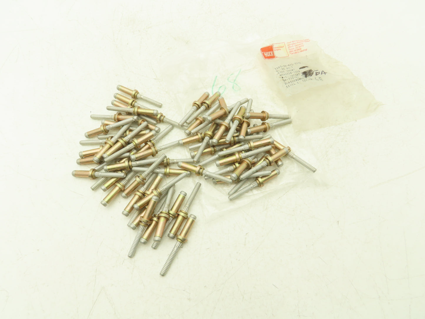 Huck MS90354-1009 Aircraft Grip Rivets 5/16" x .531/.595" Lot of 68pcs