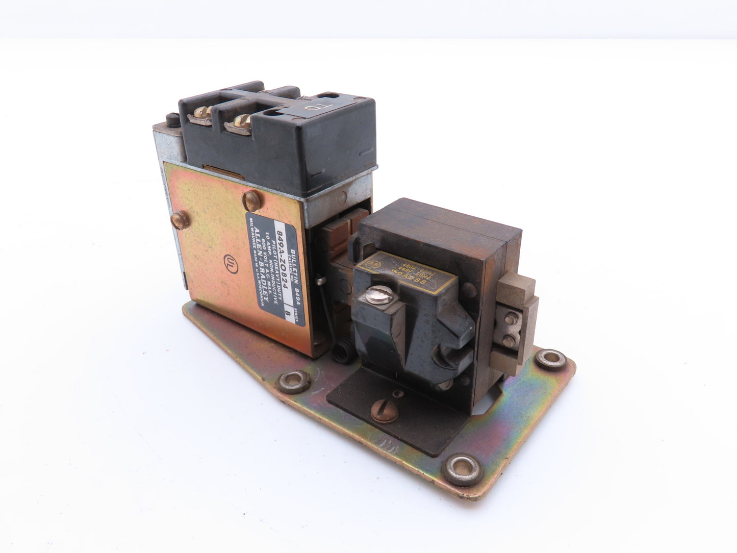 Allen Bradley 849A-ZOB24 Time Delay Relay 600VAC 10A 480V Coil Series B
