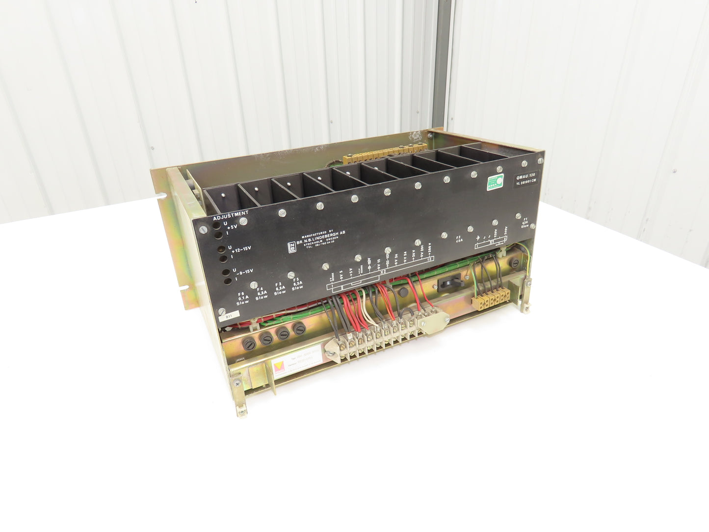 N.B. Lindebergh QMAU 130 Noack Transformer/Adjustable Power Supply